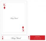 Kings of Diamonds version 2 Personal Stationery by Melody M.