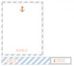 Nautical Note Personal Stationery by Kelly Nasuta