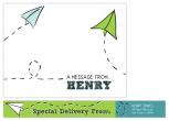 Paper Planes Personal Stationery by Kelly Nasuta