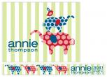 The animals go marching two by two Personal Stationery by MARY VIRGINIA BAUGH