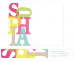 HatchShow Type Personal Stationery by chica design