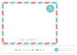 Air Mail Personal Stationery by Kate Sawyer