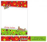Hi Bye Dots Personal Stationery by 2 june bugs