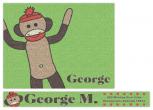 Sock Monkey Personal Stationery by Sydney Newsom