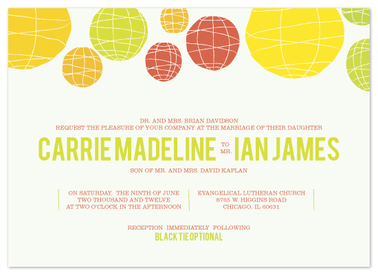 Summer Garden Wedding Invitations