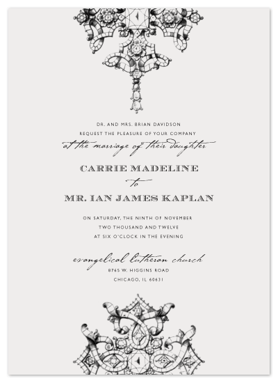 Wedding Invitations - Vintage Luxe