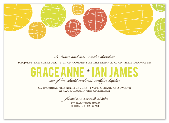 Wedding Invitations - Summer Gardens