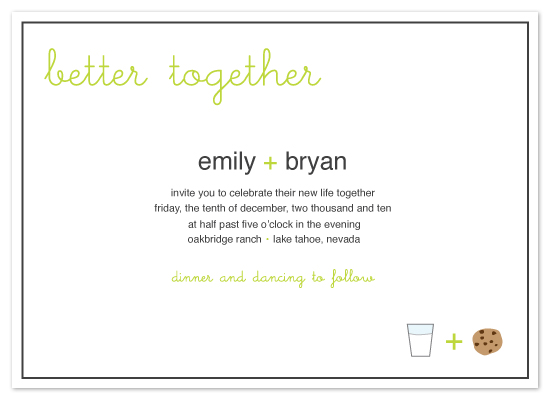 wedding invitations - Better Together by Rebecca Thongkham
