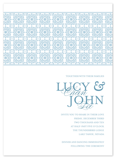 wedding invitations - vintage lucy by Waui Design