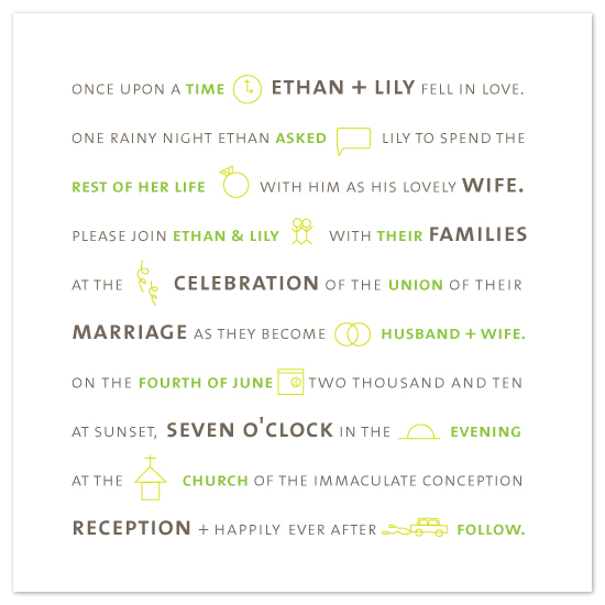 wedding invitations - picture perfect by R studio