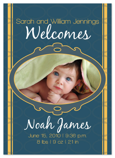 Birth Announcements - Golden Boy