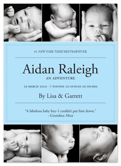 Birth Announcements - Baby Book Club