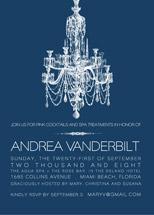 Blue Chandelier by Wiley Valentine