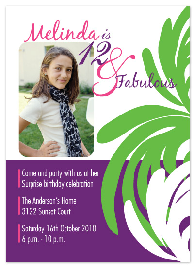 Birthday Party Invitations - Fun and Fabulous