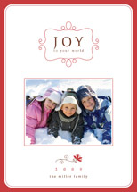 holiday photo cards - simple charm by guess what?