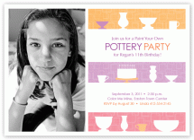 Pre-Teen Pottery Party by cadence paige design