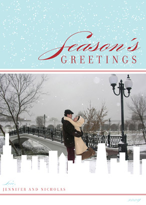 holiday photo cards - float + chi season by Float Paperie