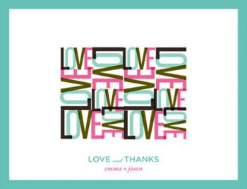 All you need is... Thank You Cards
