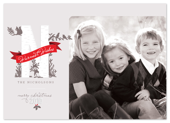 holiday photo cards - Woodland Wonderland by Design Lotus