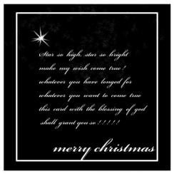 star wish Holiday Photo Cards