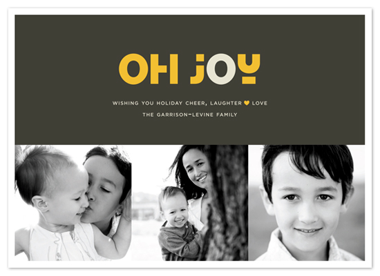 holiday photo cards - JOYEUX NOËL + oh joy by Emily Ranneby