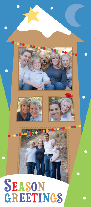 holiday photo cards - Home for the Holidays
