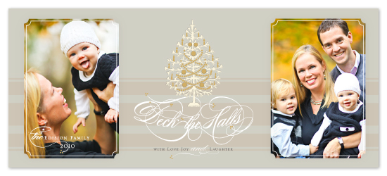 holiday photo cards - Deck the Halls by Design Lotus