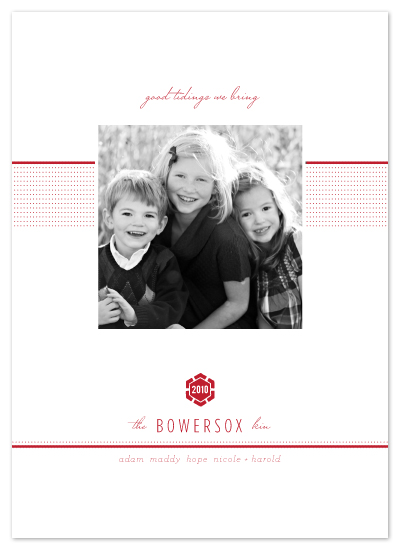 holiday photo cards - modern tidings by Design Lotus