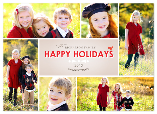 holiday photo cards - Bow Tie by Design Lotus