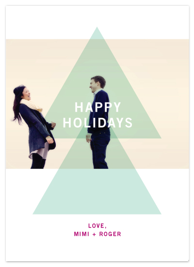 holiday photo cards - Modern Tree by Precious Bugarin Design