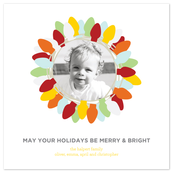 holiday photo cards - Bright Lights by Saddle Stitch Studio
