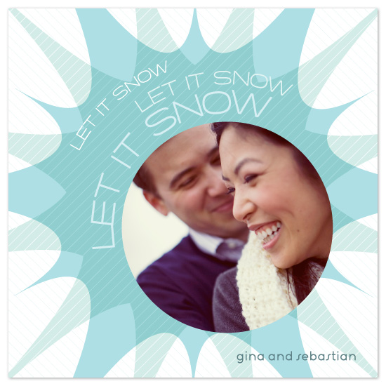 holiday photo cards - Let It Snow...  and Snow, and Snow! by OrangeBeautiful