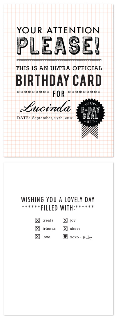 border designs for birthday cards. The Happy, Happy Birthday Card