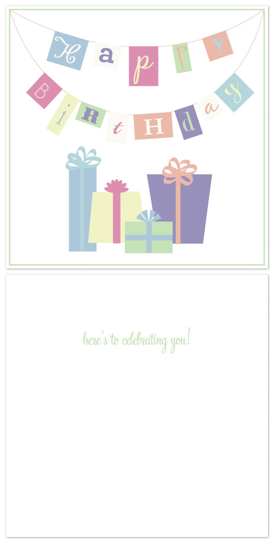 birthday cards - Birthday Banner by Laura Jett