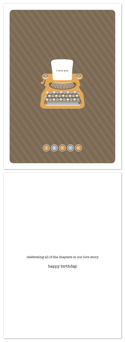 birthday cards - Love Story Birthday Card by robin ott design