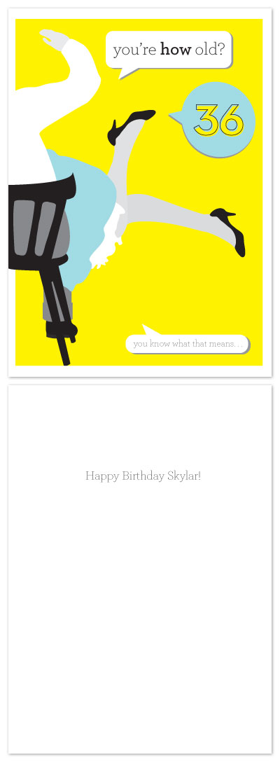 birthday cards - Birthday Spankings by Laura Jett
