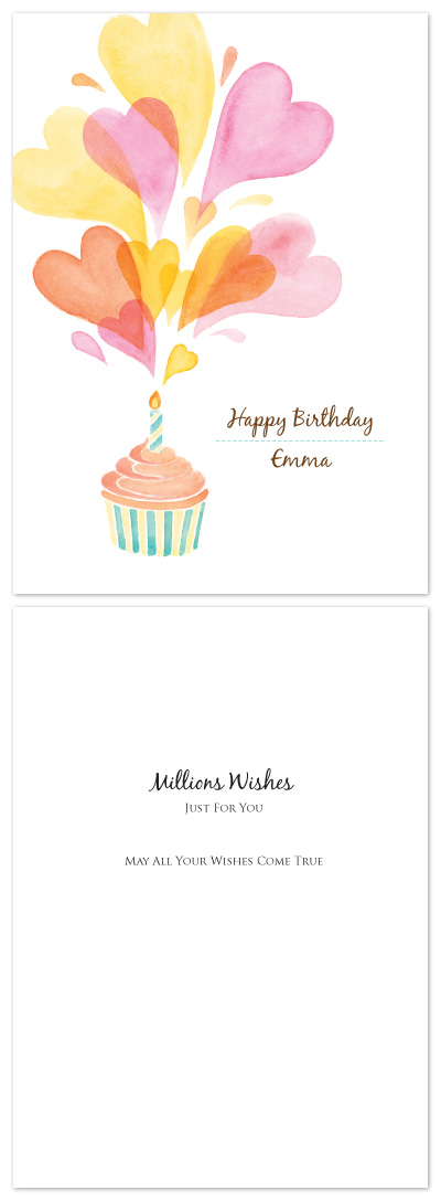 birthday cards - Millions Wishes by Four Wet Feet Design