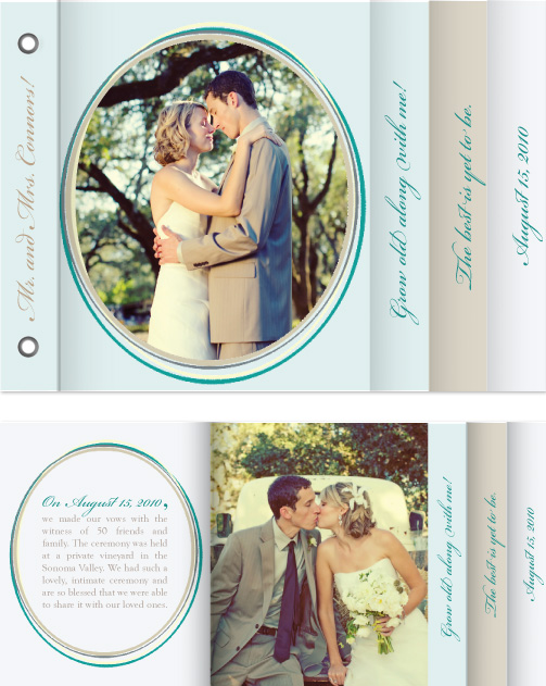 minibook cards - Circles of love by Platinum Daisy Designs