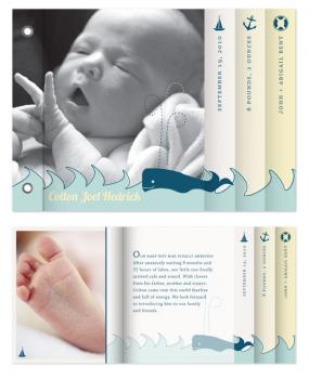Our little Sailor Minibook Cards
