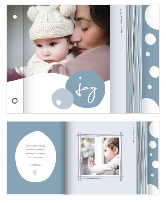 minibook cards - Let it Snow