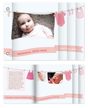 Onesie Welcome Minibook Cards