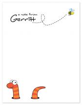 Bee & Worm by Lauren Campbell