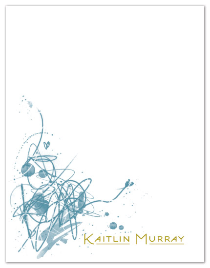 personal stationery - scribble notes by Laura Jett