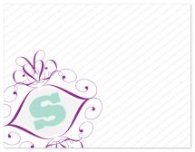 Ornate Framed Initial by Lizzy B Loves