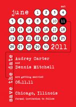 Mark Your Calendar by Hitched Invites