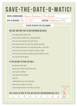 Save-The-Date-O-Matic by Erin Pescetto