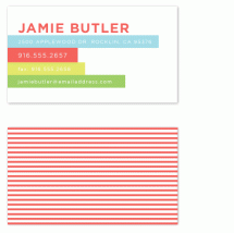 Bright Stripes by Jill Means