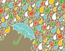 Happy Rain by Kari Lind Creations