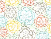 Sketched Blooms by Kari Lind Creations