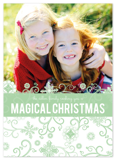 holiday photo cards - Magical Christmas by Edub Graphic Design